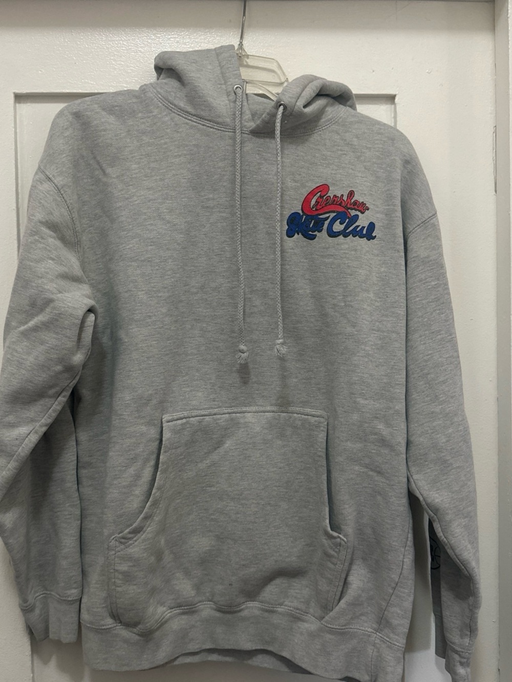 Crenshaw Skate Club Gray hoodie with Los Angeles Clippers collab